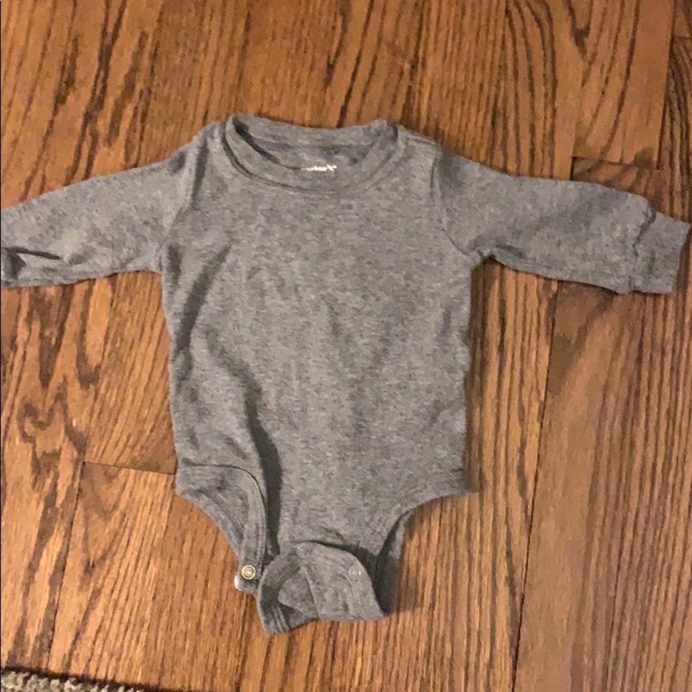 Gray Onesie 3 Months